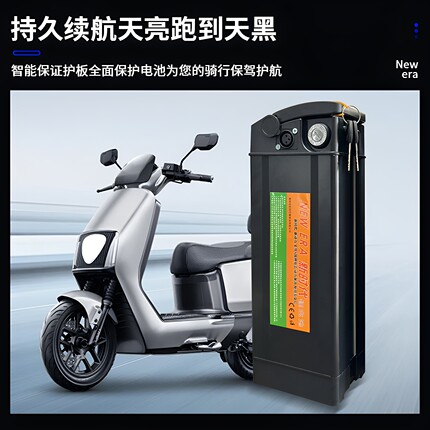 工厂直销全新锂电瓶海霸银鱼折叠电动车锂电池48v大容量代驾车