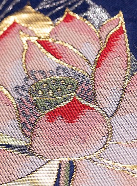 南京云锦研究所荷花招财非遗w手工刺绣桌面摆件礼盒礼物送朋友客