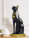 创意埃及猫咪摆件客厅酒柜店铺玄关卧室异域特色雕塑家居软装 饰品