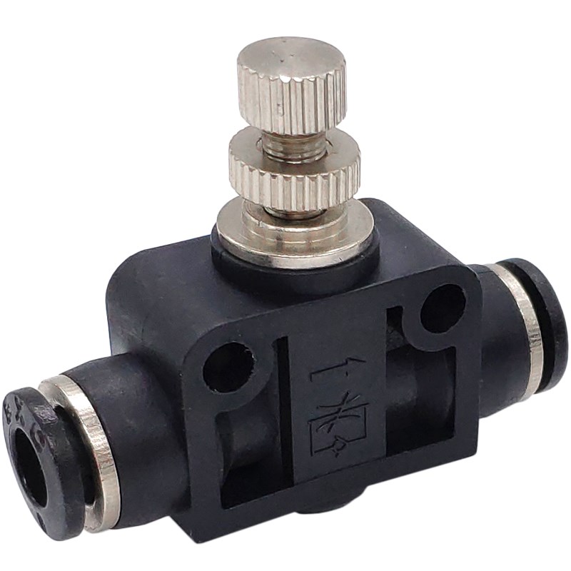 气动管道节流阀SLSA4管路调节阀ASA6调速接头PA8快插RQSM10气管12