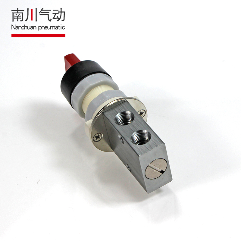 二位三通机械阀手动阀气动阀S3HS-08旋转型开关阀S3HS-06 S3HS-M5