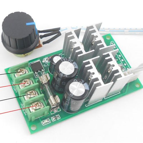 PWM直流电机调速器6V12V24V36V48V60支持PLC模拟量0-5V单片机控制