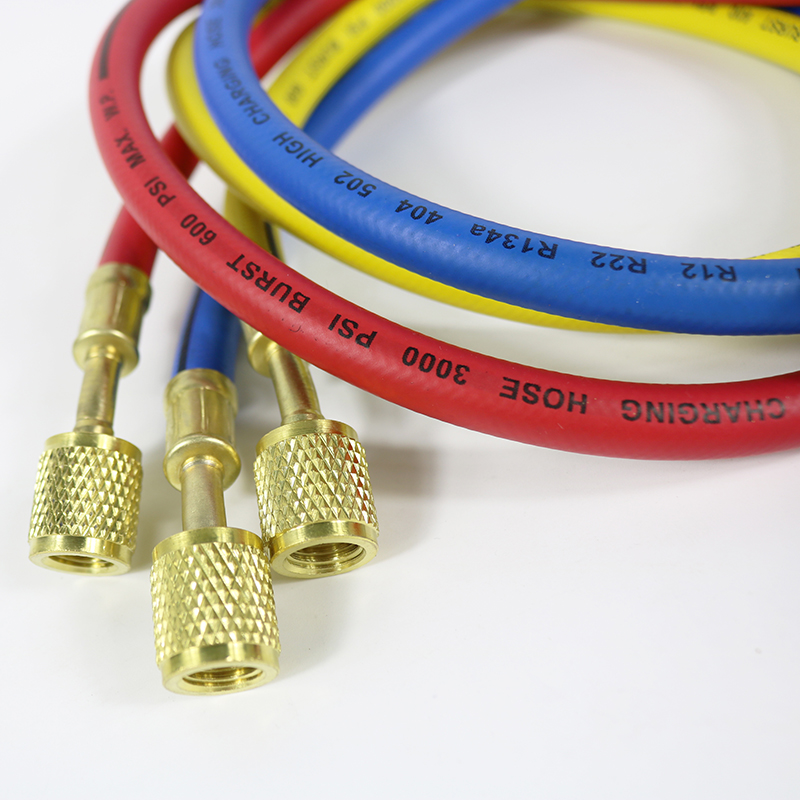 R134aR22加氟管雪种加液管冷媒汽车空调冰箱加氟三色管