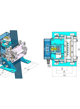 杭州沪宁电梯夹绳器ARB-A ARB-B ARB-C RB106B巨人通力 电梯配件