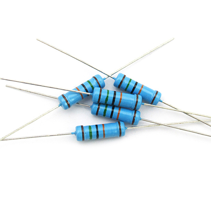 2W金属膜电阻 1% 五色环电阻器100欧 1K 10K 4.7K 100K 10欧1M