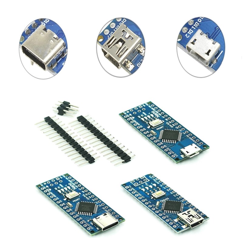 兼容2014版本 nano V3.0 ATMEGA328P 改进版 无焊板 无配线