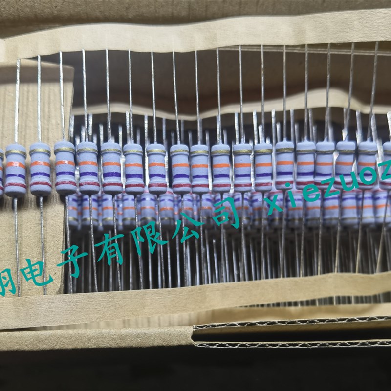 灰MO1W金属氧化膜电阻56R 62R 68R 75R 91R 82R100R 120R150R~200