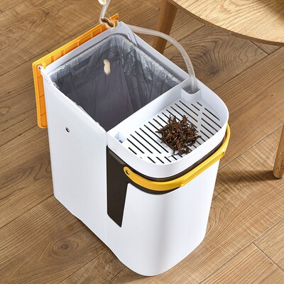 速发【严选水茶桶茶渣桶茶水桶家用漏茶叶】垃圾桶泡茶废水茶几垃