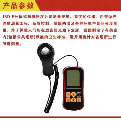 防爆型分体防式JBD-F爆照度计JBD-F手持式 照测试光仪