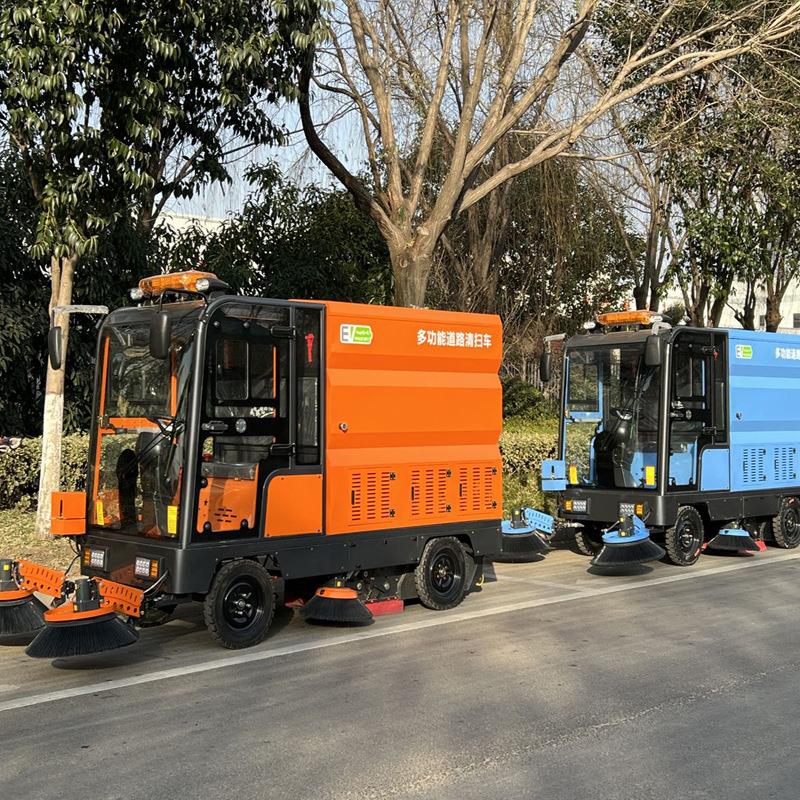 厂家销全自动扫地车售OVV路环卫驾驶室扫机雾炮机清扫公一体扫地
