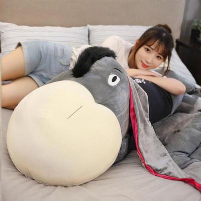 可爱小毛驴毛绒玩具睡觉抱枕丑萌玩偶大号公仔女生巨型布娃娃礼物