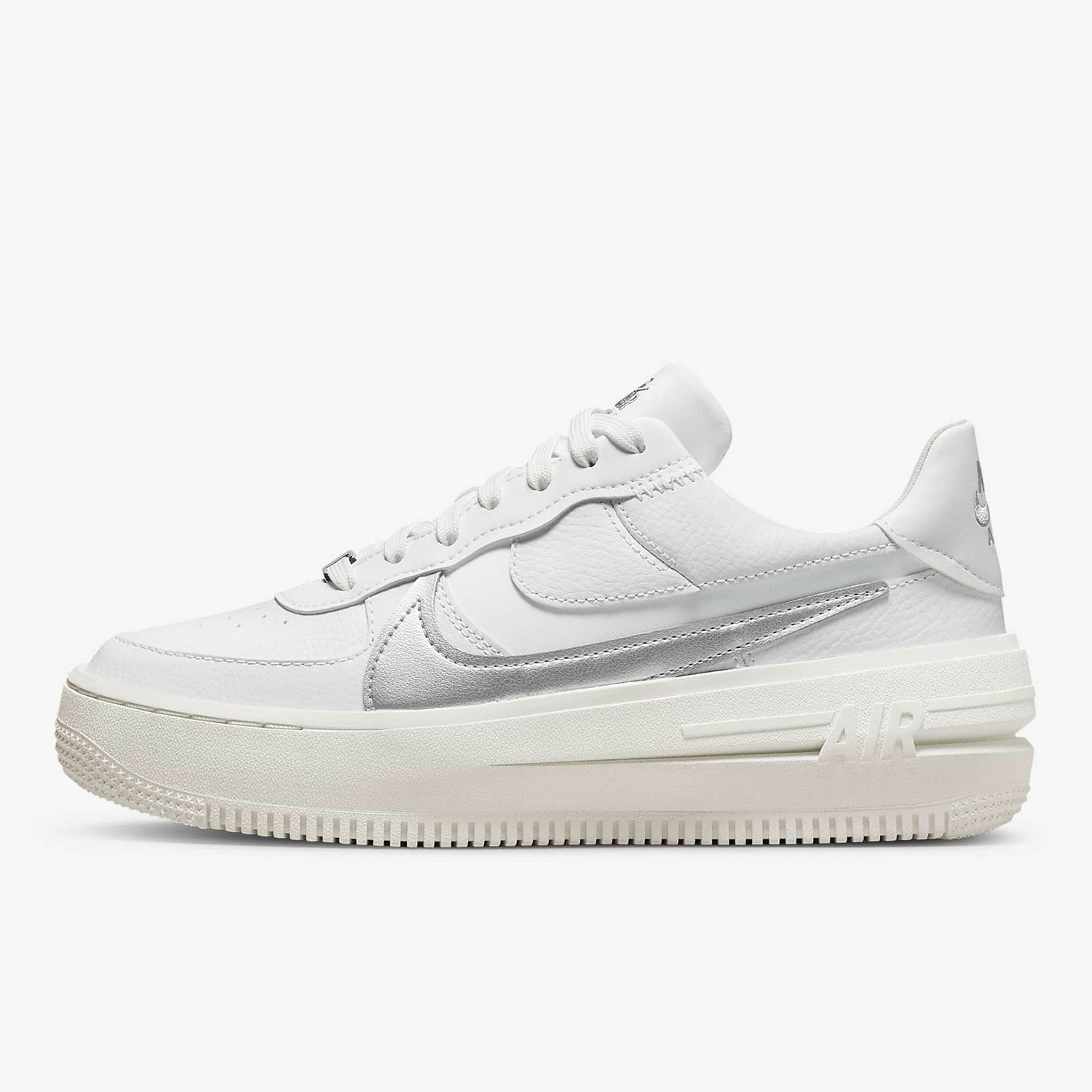 nike耐克女鞋空军一号af1 plt.af.orm运动解构厚底板鞋dj9946-101