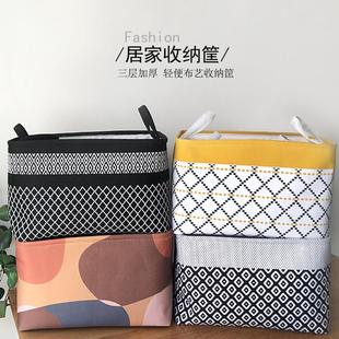 系列收纳筐三层加厚大号脏衣桶 衣橱收纳布艺收纳内衣物收纳盒时尚