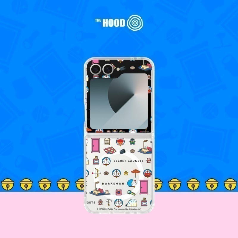哆啦A梦联名印花标准防摔折叠机壳