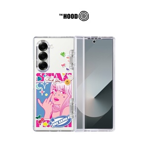 THE HOOD×少女系列 Pop Art Dream 适用于三星Galaxy Z Fold 7/6磁吸透明保护壳前屏幕及中轴保护