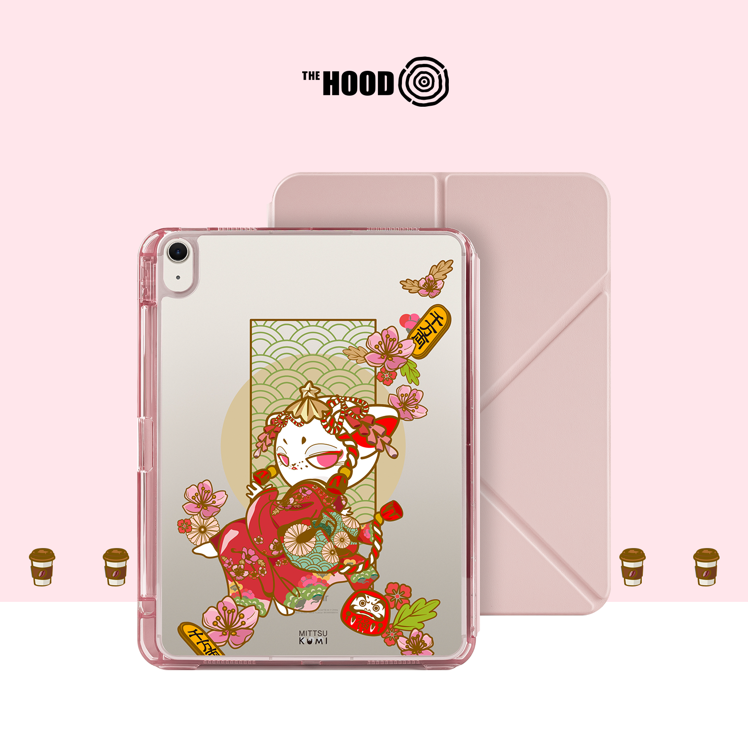 香港艺术家联名招财猫系列iPad防摔保护套