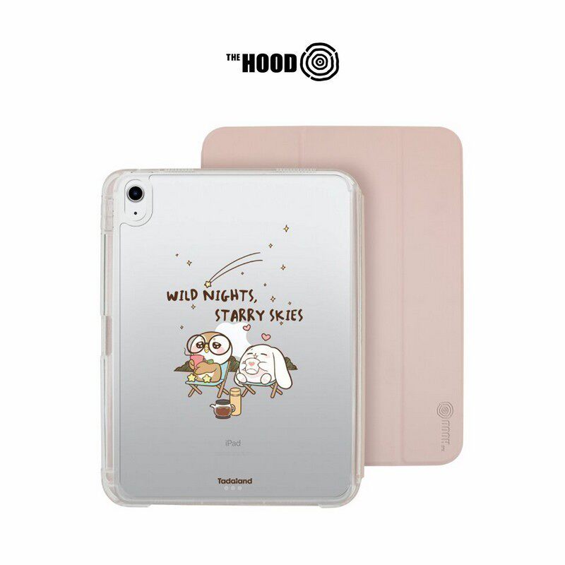 THE HOODxTadaland 咖啡猫头鹰与 棉棉兔 适用苹果iPad Pro/Air8/Mini 2025 新款可拆式多角度防摔保护套
