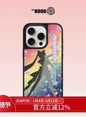 THE HOOD 美少女战士联名 月野兔剪影 适用苹果iPhone17promax/16/15/Plus/Pro/Max磁吸气垫镜面保护壳手机壳