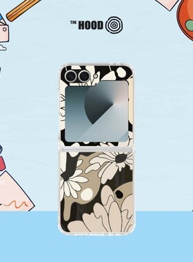 THE HOODxRyan San 黑色魔法 适用于三星Samsung Galaxy Z Fold7/Flip7/6/5磁吸透明保护壳 前屏幕及中轴保护