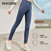 小脚裤 Skechers斯凯奇牛仔裤 高弹铅笔裤 长裤 2026新春女舒适修身