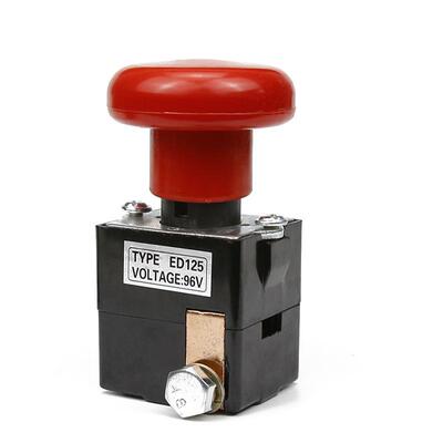 御捷汉唐电动汽车断电开关四轮观光车125A250A急停开关电源总闸