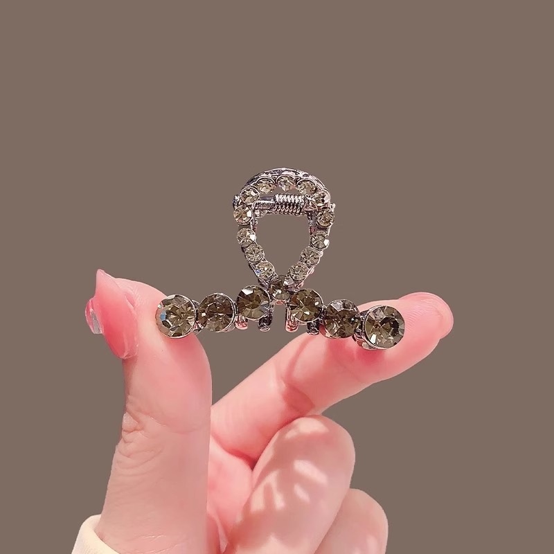 2024新款水钻小抓夹女珍珠侧边夹