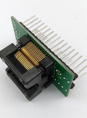极速SSOP34转DIP34 烧录座 TSSOP34E IC测试座 OTS-34-0.65-01