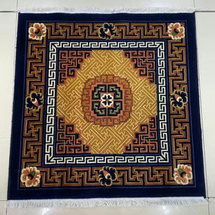 极速藏式纯羊毛立体剪o花地毯十字金刚杵地毯藏毯沙发垫拜垫瑜伽