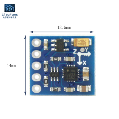 极速QMC5883L(丝印HA5883)三轴磁场传感器模块电子指W南针罗盘板G