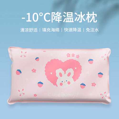 新品免注水水枕i头夏季学生冰垫坐垫午睡冰枕夏天儿童凉枕降温冰