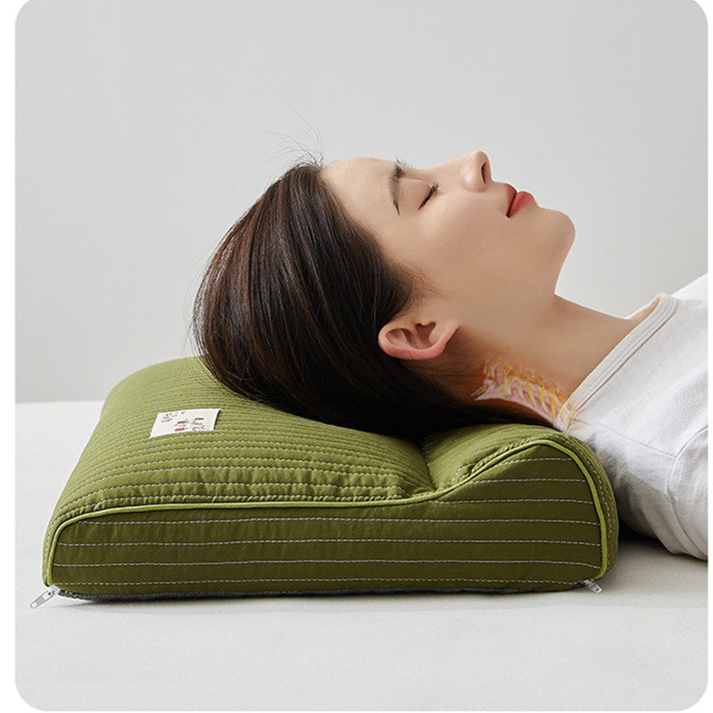 极速夏季全荞麦壳皮硬枕头枕w芯护颈椎助睡眠修复专用牵引枕男套