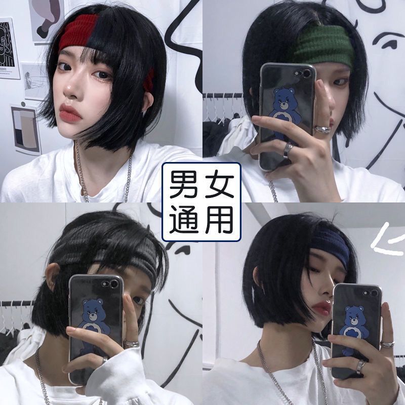 极速蔡徐坤同款运动发带男女通用吸汗跑步外出头箍V针织洗脸头带