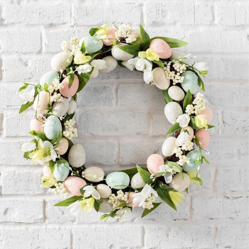 新品50pcs Easter Decor White Foam Eggs Easter Party XSupplie