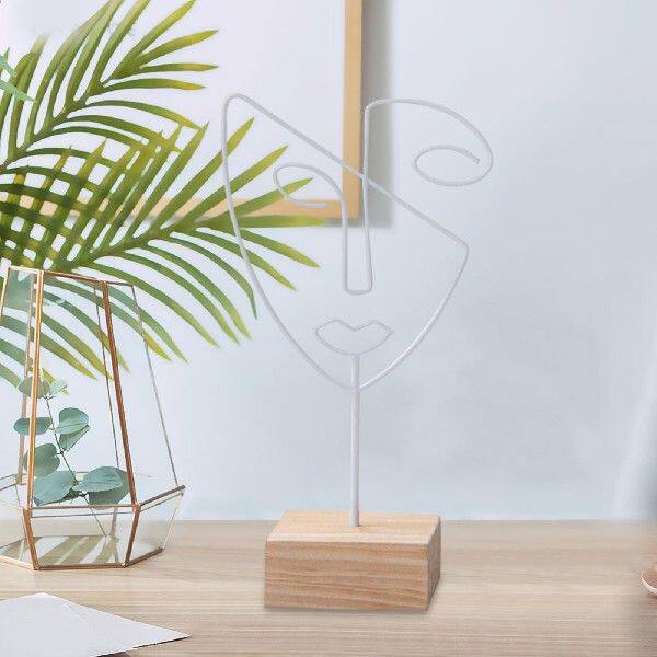 极速Figure Face Hat Display Stand Abstract SRculptures for