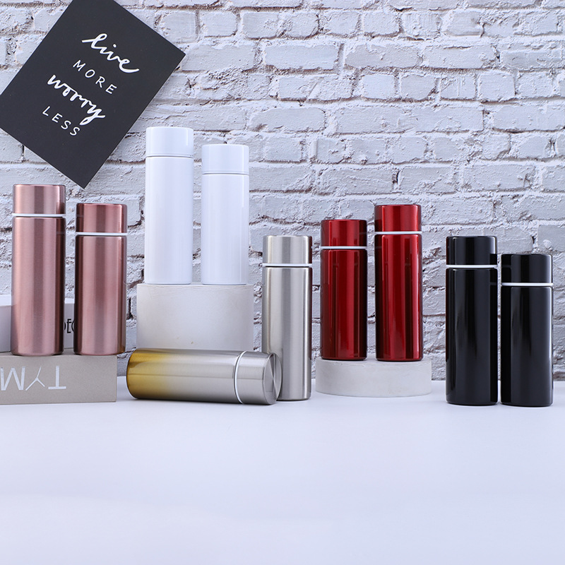 爆款304口袋杯迷你150ml不锈钢保温杯便捷容量Q版礼品水杯可定 制