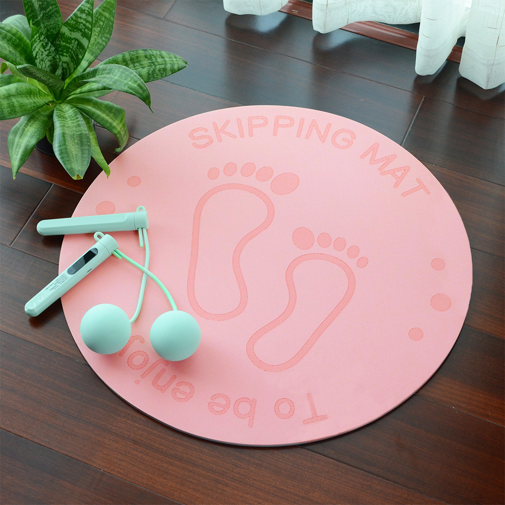 TPE舞蹈垫室内圆形减震垫健身跳操垫子家用运动瑜伽垫垫静音减震