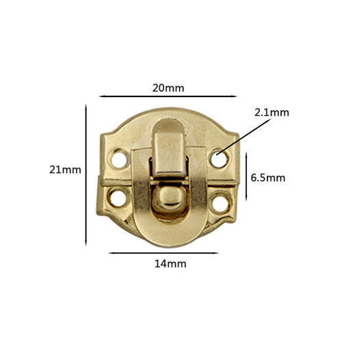 极速10Pcs Antique Hasps Iron Lock Catch Latches Tfor Jewelry