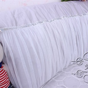 极速浅灰色e床头罩床头软包 清新风格 公主床头罩 可定制 夹薄棉