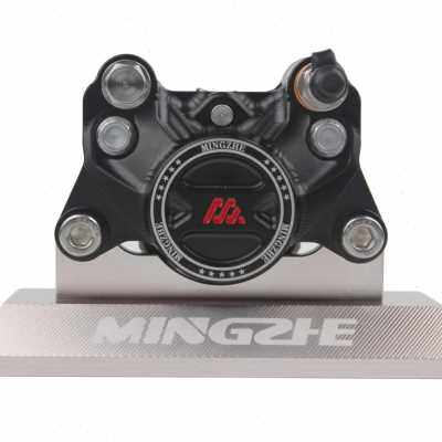 新品明浙卡钳电动车碟煞车改装w直推上泵M15S赛道版大螃蟹活塞卡