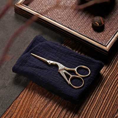 极速中式复古小茶剪家用s泡袋茶叶专用剪鹤形剪刀高端手工茶艺茶
