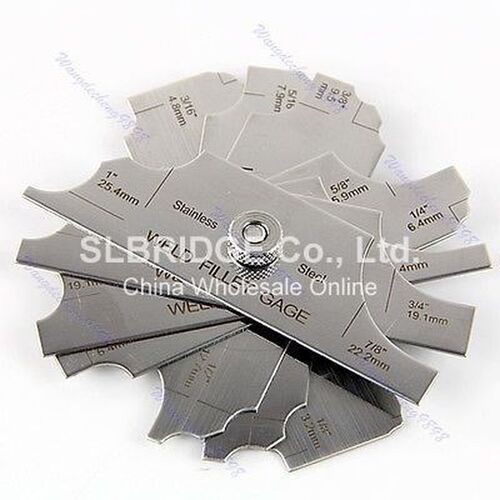 极速J34 7 Fillet Weld Set Gage GauEge Welding Inspection Tes