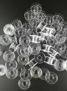 极速100 PCS 2x1cm Plastic Clear Home Sewing Machine Thr.ead