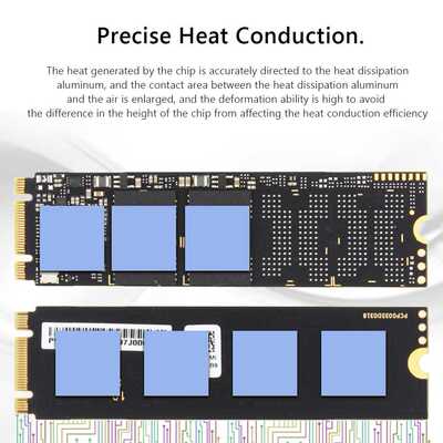 极速High Quality Dustproof NVME NGFFF M.2 Heatsink Cooling M