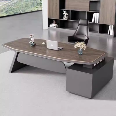 香尔特老板桌办公桌椅组合简约现代经理桌办公桌办公室桌大班台