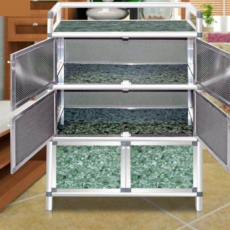 速发放盘子碗架台碗用厨房用品家柜经济型菜柜双门厨柜灶装柜组装