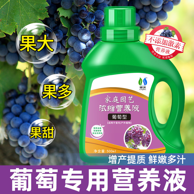 速发葡萄营养液肥料专用肥家果庭树盆栽结果挂果增甜水物通用型植