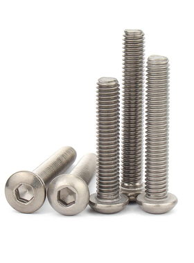 速发螺/M4/M5/M6钛M丝 纯钛ISO780圆头内六角机螺钉六头内盘角螺