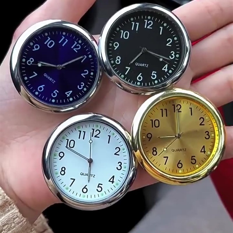 速发车载好表盘时钟夜光汽车高精表电子表高档豪车专闪石英钟度双