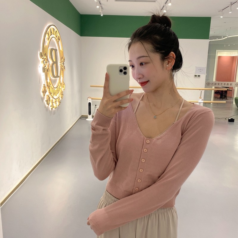 速发秋冬舞蹈服古舞舞服练功典芭蕾毛衣开衫外套中国舞教师服冬