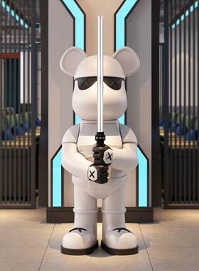 速发光剑熊落饰摆件客厅沙发创视柜旁电意大号新居装地品